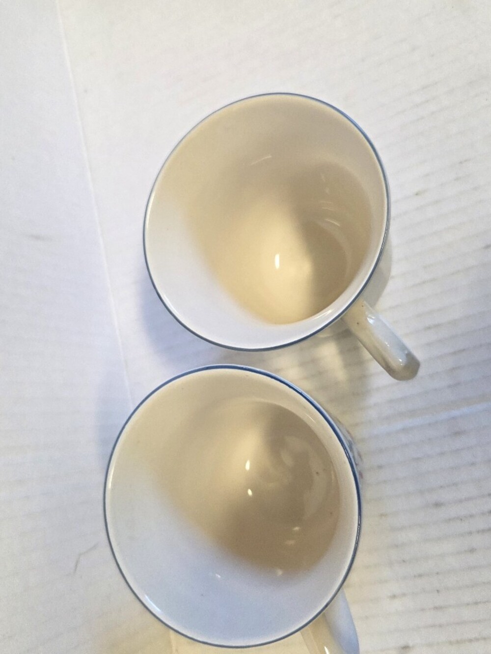 BrickOven 80s Stoneware Set of 2 Ceramic Geese Mugs/Cups - Picture 5 of 8